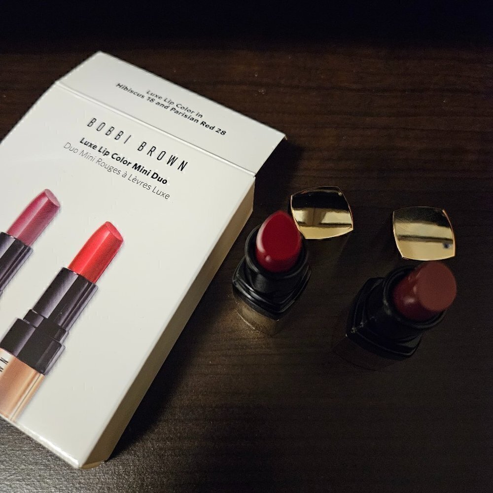 BOBBI Brown Mini Luxe Lip Color Set (NIB)
